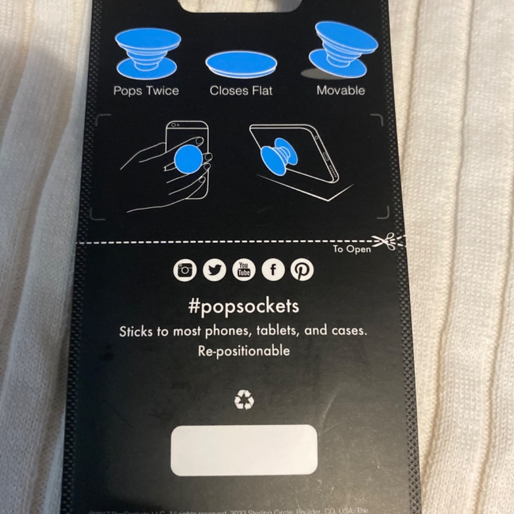 Galaxy themed Popsocket - Picture 3 of 3